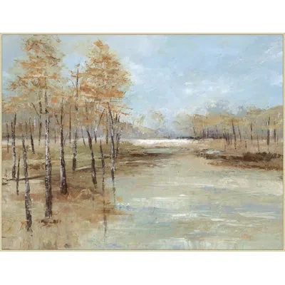 Wendover Art Group Quiet Solitude In Blue,brown,gray