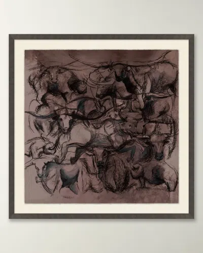 Wendover Art Group Ranch Hand Framed Giclee In Brown