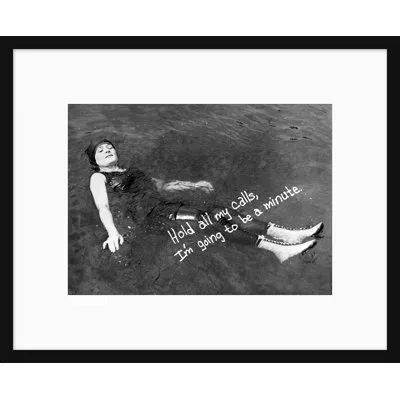 Wendover Art Group Reclining By Mat Sanders - Picture Frame Photograph On Paper In Black