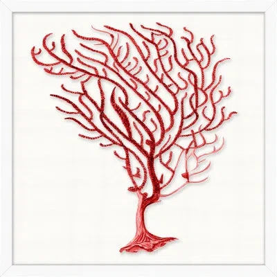 Wendover Art Group Red Branch Coral 4 By Lillian August - Picture Frame Graphic Art On Acrylic