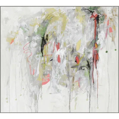 Wendover Art Group Reef Break - Floater Frame Painting On Canvas In Multi