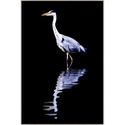 Wendover Art Group Reflective Thoughts By Thom Filicia - Single Picture Frame Print On Canvas In Blue;black