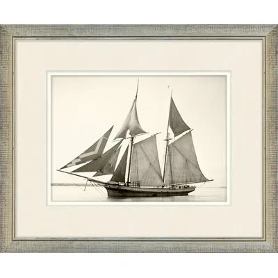 Wendover Art Group Regatta Vi - Picture Frame Photograph On Paper In Black;white
