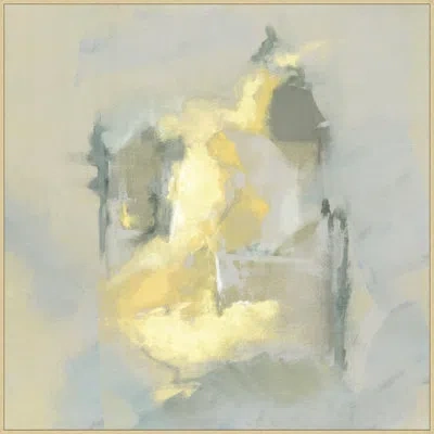Wendover Art Group Remembrance - Floater Frame Painting On Canvas In Blue;green;gray;yellow