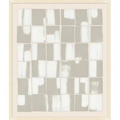 Wendover Art Group Remixed Neutrals Collage 1 In White,gray