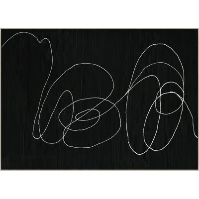 Wendover Art Group Road Home By Thom Filicia - Floater Frame Print On Canvas In Black,white