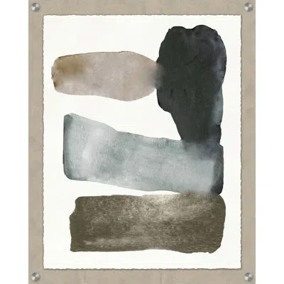 Wendover Art Group Rock Sands 3 In Light Blue,brown,dark Green,gray