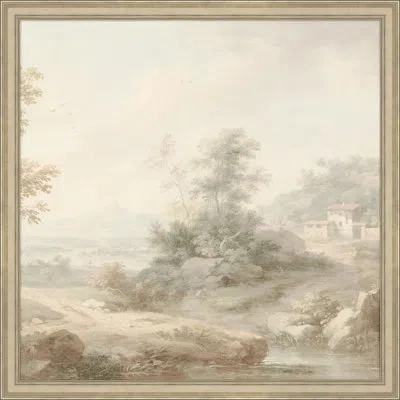 Wendover Art Group Romantic Passage By Lillian August - Single Picture Frame Painting In Gray;beige