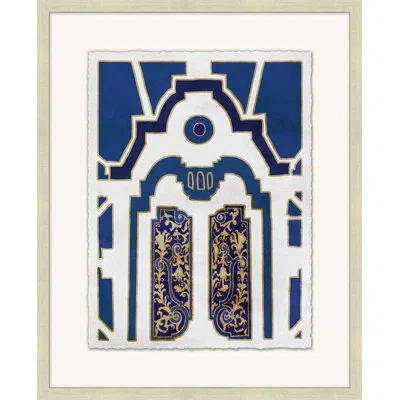 Wendover Art Group Royal Gardens 9 - Picture Frame Graphic Art On Paper In Gray;gold;navy