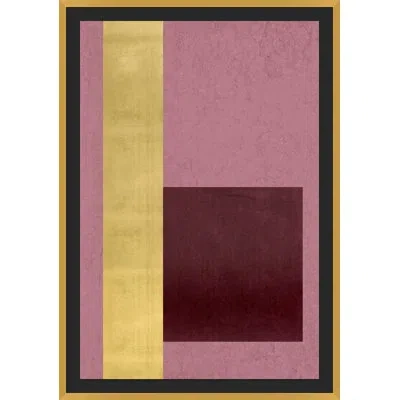Wendover Art Group Ruby Tones By Lillian August - Single Picture Frame Graphic Art In Yellow;pink;burgundy