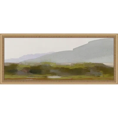 Wendover Art Group Salt Marsh 4 Lg By Thom Filicia - Picture Frame Painting On Paper In Green;gray