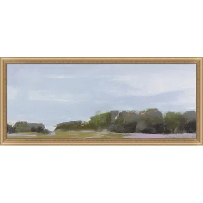 Wendover Art Group Salt Marsh 5 By Thom Filicia - Picture Frame Painting On Paper In Champange
