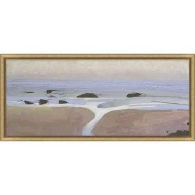 Wendover Art Group Salt Marsh 7 Lg By Thom Filicia - Picture Frame Painting On Paper In Gold