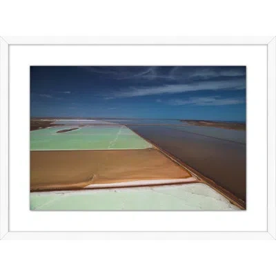 Wendover Art Group Salted Overlaying 2 By Thom Filicia - Shadow Box Photograph In Blue;brown;green