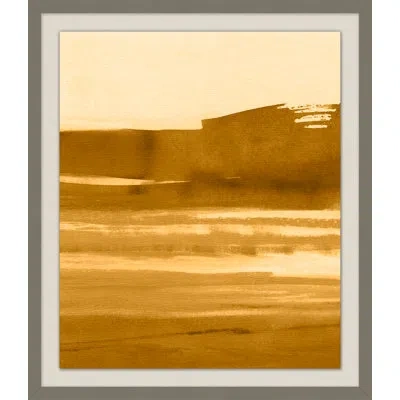 Wendover Art Group Sanded Expressions 1 By Thom Filicia - Single Picture Frame Painting In Brown