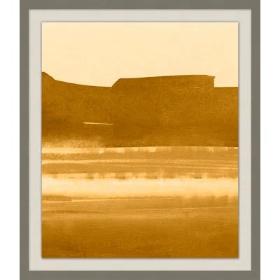 Wendover Art Group Sanded Expressions 2 By Thom Filicia - Single Picture Frame Painting In Brown