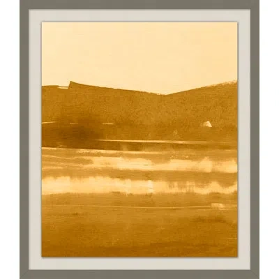 Wendover Art Group Sanded Expressions 3 By Thom Filicia - Single Picture Frame Print In Brown