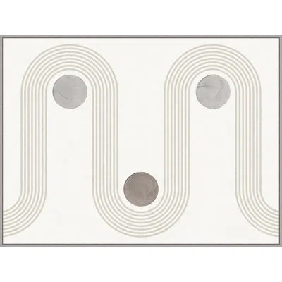 Wendover Art Group " Scanda Movement 2 " In White,gray