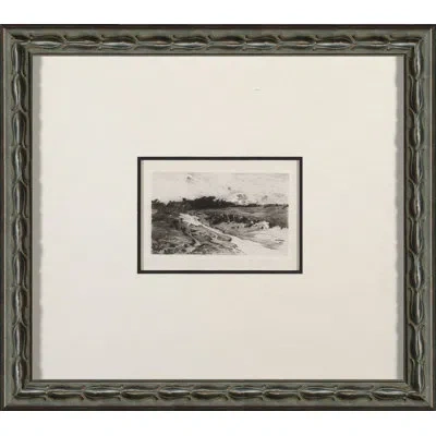 Wendover Art Group Scenic Landscape Engraving I - Picture Frame Painting On Paper In Black;ivory