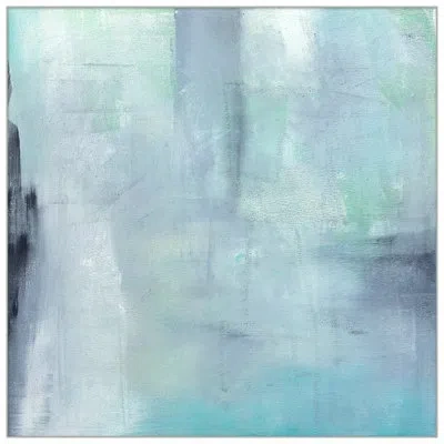 Wendover Art Group Sea Smoke By Christopher Kennedy - Painting On Canvas In Blue;gray