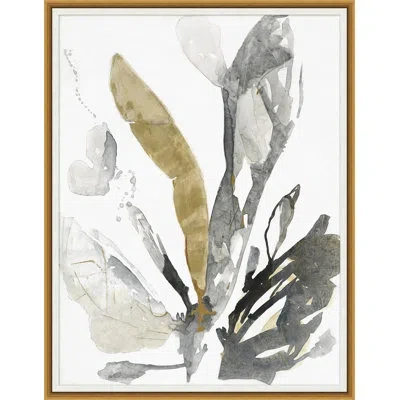 Wendover Art Group Seagrass Botanica - Picture Frame Painting On Paper In Brown;white;gray