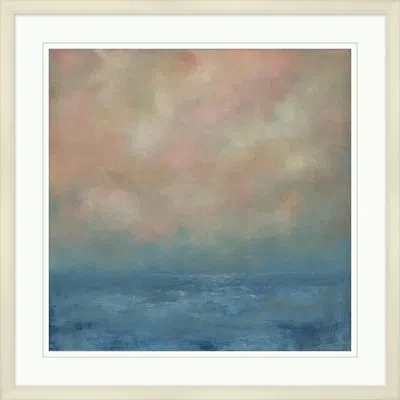 Wendover Art Group Seascape 3 - Picture Frame Painting In Blue;beige;pink