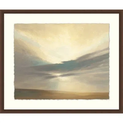 Wendover Art Group September - Picture Frame Painting On Paper In Beige;ivory;light Blue