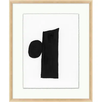 Wendover Art Group Shadow Shape 5 In Black,white