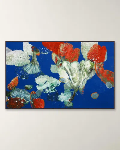 Wendover Art Group Shallow Shadows Of Summer Framed Giclee In Blue