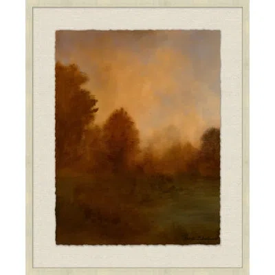 Wendover Art Group Sheapard's Meadow 1 - Picture Frame Painting On Paper In Brown;yellow;rust