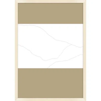Wendover Art Group Shifting Subtleties 1 By Thom Filicia - Single Picture Frame Painting In White