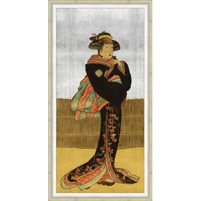 Wendover Art Group Shimmering Beauty 2 By Lillian August - Picture Frame Painting On Paper In Black;brown