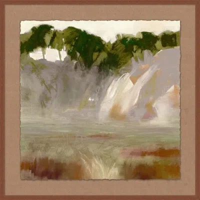 Wendover Art Group Shoreline (la4120) In Brown,gray,green