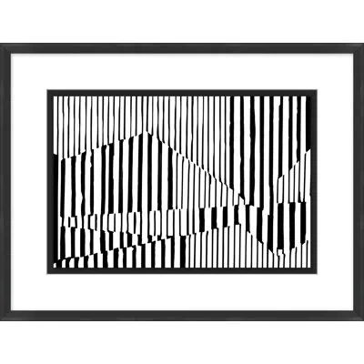 Wendover Art Group Sideways 2 By Christopher Kennedy - Picture Frame Painting On Paper In Black;white