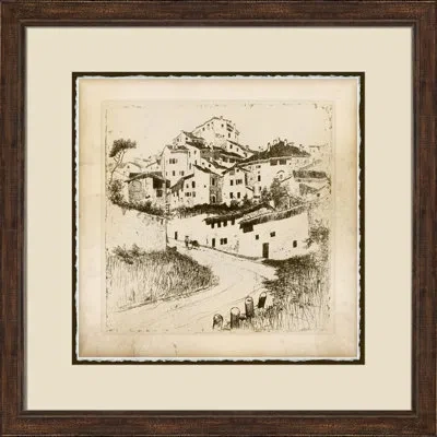 Wendover Art Group Siena - Picture Frame Drawing On Paper In Gray;beige