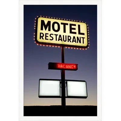 Wendover Art Group Signage Photograph 1 By Christopher Kennedy - Picture Frame Photograph On Paper In Blue;red;beige