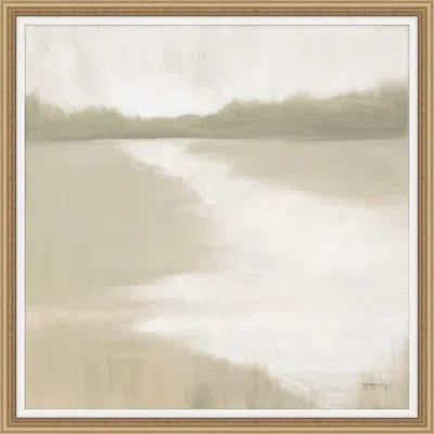 Wendover Art Group Silent Estuary - Picture Frame Painting On Paper In Beige;ivory