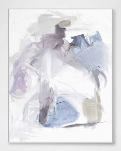 Wendover Art Group Silver Linings 2 Framed Giclee In Blue