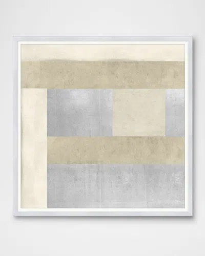 Wendover Art Group Silver Maze 1 Framed Giclee In Animal Print