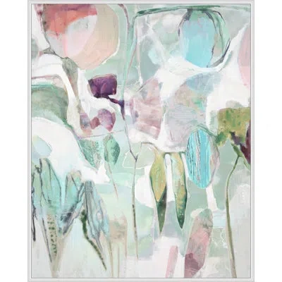 Wendover Art Group Silver Sage - Floater Frame Painting On Canvas In Multi