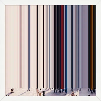 Wendover Art Group Simplistic Reduction 3 By Thom Filicia - Single Picture Frame Painting In Black;beige;purple