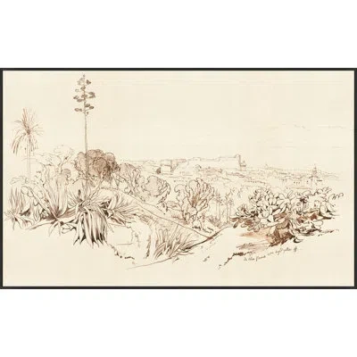 Wendover Art Group Sketch Of Simpler Times In Tan,beige