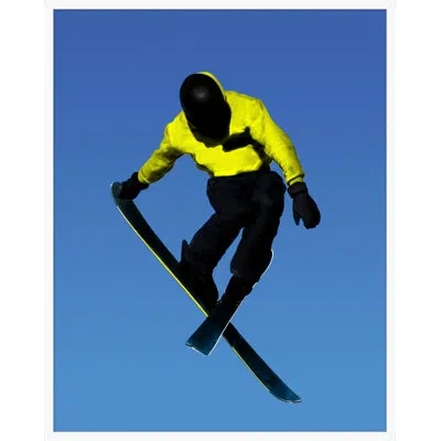 Wendover Art Group Ski Air 2 In Blue,black,yellow