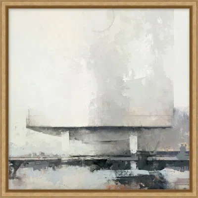 Wendover Art Group Sky Song 1 By Thom Filicia - Picture Frame Painting On Canvas In Gray;ivory