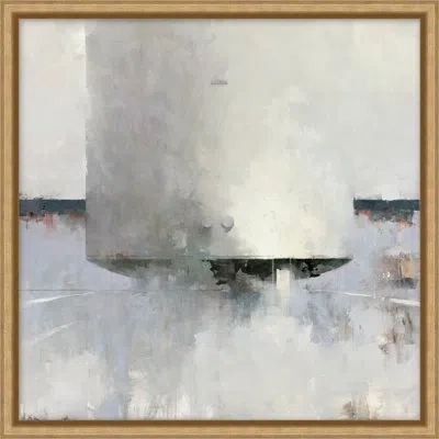 Wendover Art Group Sky Song 4 By Thom Filicia - Picture Frame Painting On Canvas In Gray;ivory