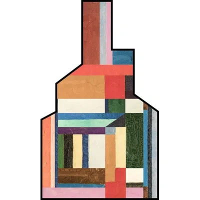Wendover Art Group Skyline Of Color 1 - No Frame Print On Sintra In Green,orange,brown