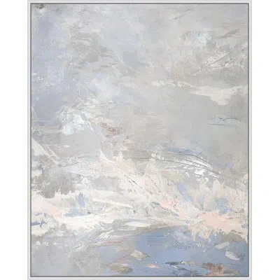 Wendover Art Group Snow Banks 2 In Blue,gray,beige