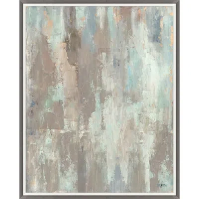 Wendover Art Group Soft Blue - Picture Frame Painting On Paper In Blue;gray