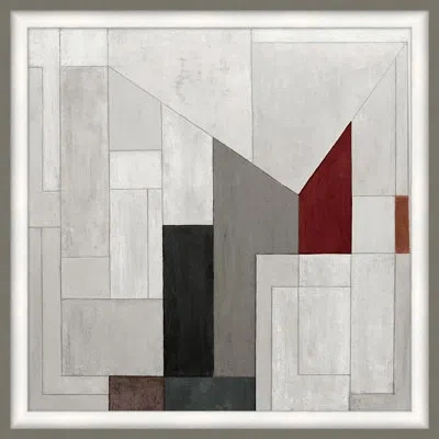 Wendover Art Group Soft Landing 1 - Picture Frame Graphic Art On Paper In Black;gray;red
