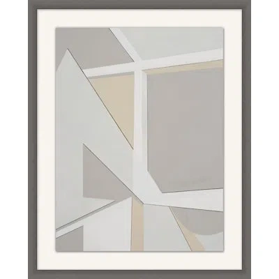 Wendover Art Group Sound No 5 - Picture Frame Painting On Paper In Gray